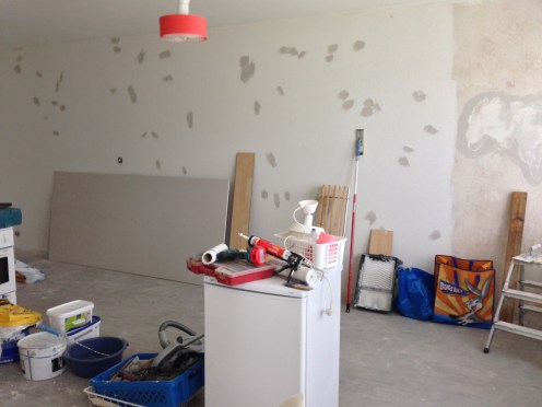 Pohjatyöt vaiheessa