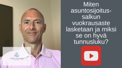 Miten asuntosijoitussalkun vuokrausaste lasketaan ja miksi se on hyvä asuntosijoittajan tunnusluku