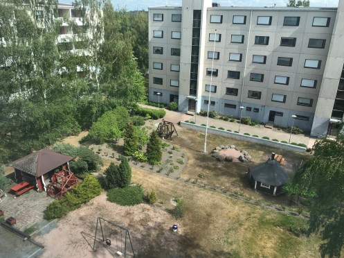 Suojaisa sisäpiha