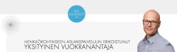 Henkilökohtaisen asumispalvelun urbaani vuokranantaja Markus Grahn MG Asunnot