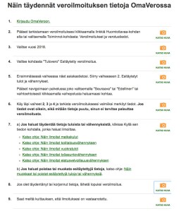 Asuntosijoittajan ja vuokranantajan veroilmoitus OmaVerossa