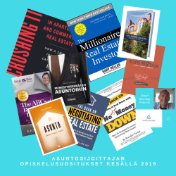 Asuntosijoittajan opiskelusuositukset kesällä 2019