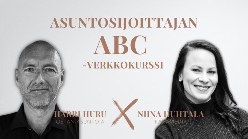 Harri Huru Ostan Asuntoja Niina Huhtala Rahamedia